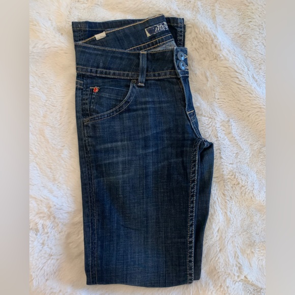 HUDSON dark wash boot cut denim jeans size 25 - Picture 6 of 12